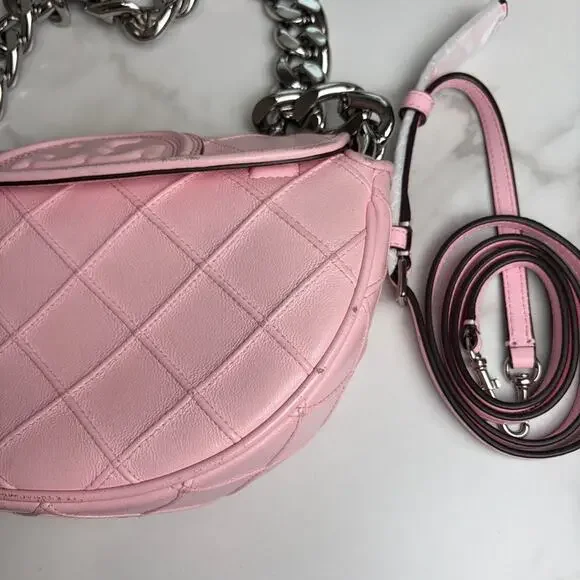 Tory Burch mini Fleming Soft Grain Crescent shoulder bag - Picture 16 of 16